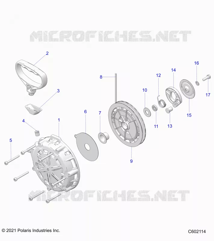 ENGINE, RECOIL STARTER