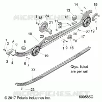 SUSPENSION, RAIL MOUNTING