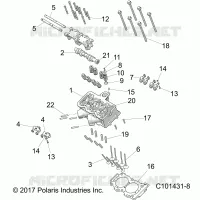 CYLINDER HEAD, CAM AND VALVES
