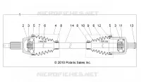 DRIVE TRAIN, FRONT DRIVE SHAFT