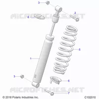 SUSPENSION, REAR SHOCK