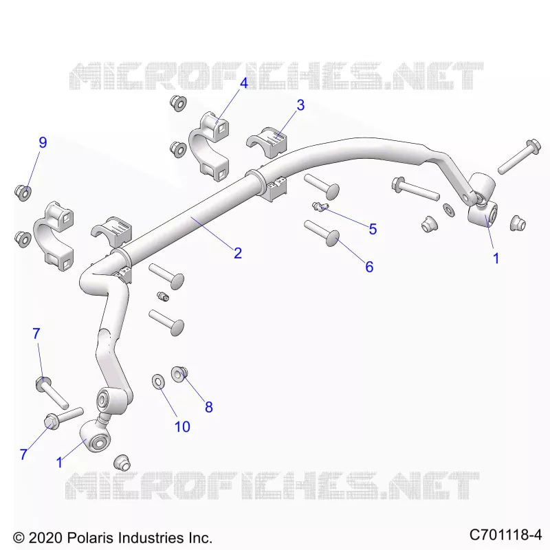 SUSPENSION, REAR STABILIZER BAR