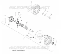 DRIVE TRAIN, SECONDARY CLUTCH
