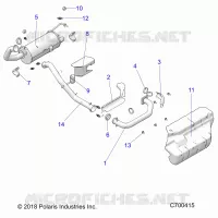ENGINE, EXHAUST SYSTEM