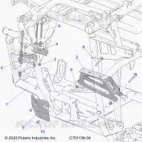 CHASSIS, ENGINE AND REAR DRIVELINE MOUNTING