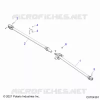 DRIVE TRAIN, PROP SHAFT