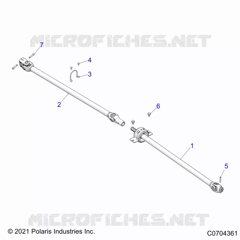 DRIVE TRAIN, PROP SHAFT