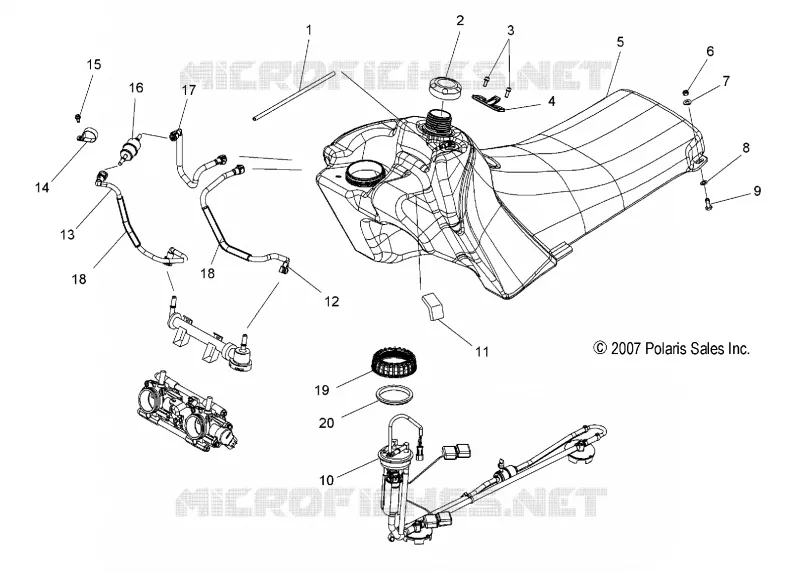 FUEL SYSTEM, FUEL TANK AND FUEL LINES