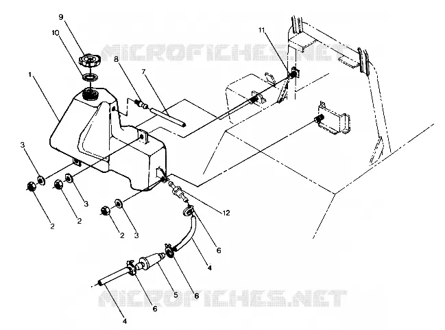 OIL TANK STAR, SPRINT AND SPRINT E/S (4912721272015A)
