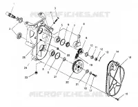 CHAINCASE ASSEMBLY  500 EFI 0952774, EFI SKS 0952574,   EFI SKS PT 0952974, (4929052905B011)