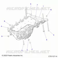 OIL PAN, MOUNTING AND RELATED