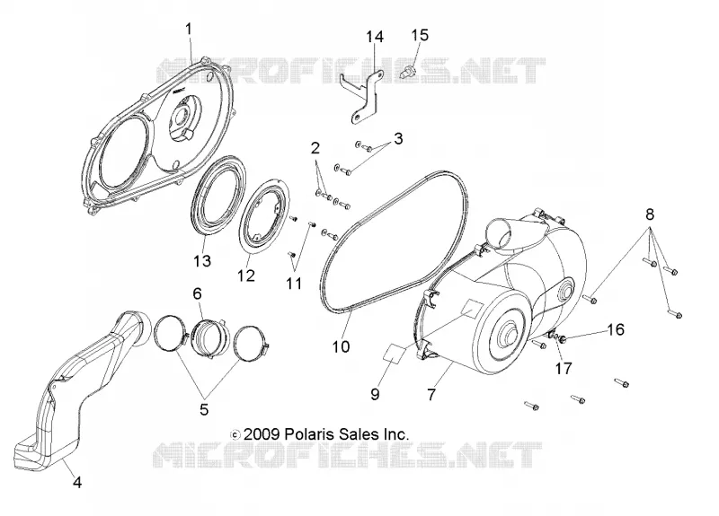 DRIVE TRAIN, CLUTCH COVER