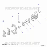BRAKES, REAR CALIPER