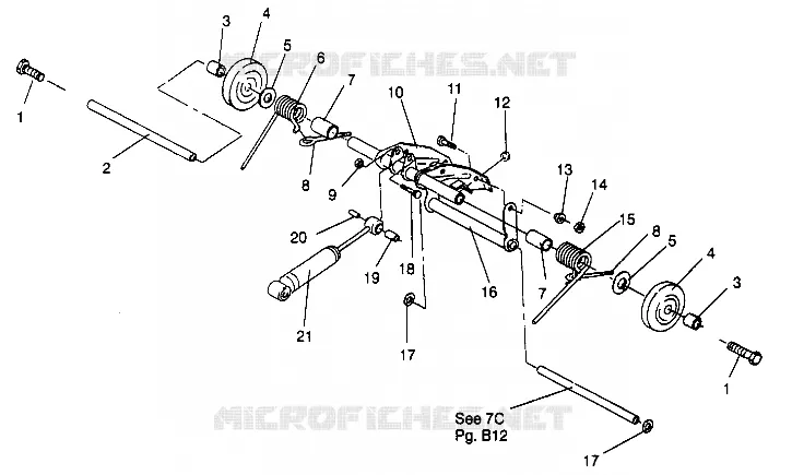REAR TORQUE ARM SPORT 0960443 (4932223222C004)