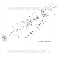 DRIVE TRAIN, PRIMARY CLUTCH