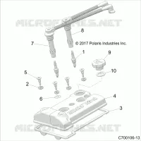 ENGINE, VALVE COVER