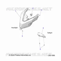 ELECTRICAL, HEADLIGHT AND TAILLIGHT