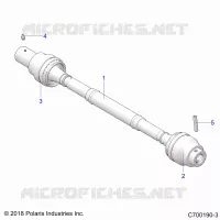 DRIVE TRAIN, FRONT PROP SHAFT
