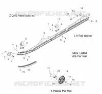 SUSPENSION, RAIL MOUNTING (155 INCH)
