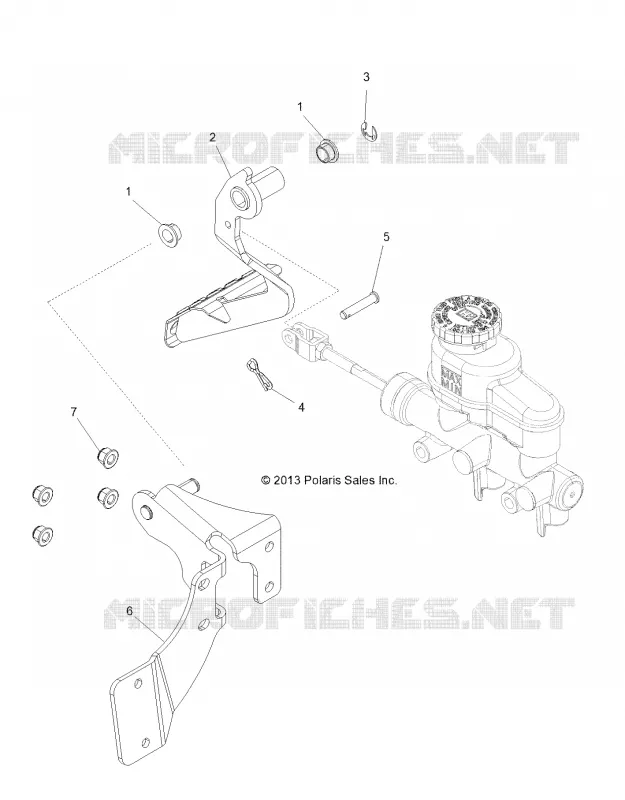 BRAKES, PEDAL AND MASTER CYLINDER