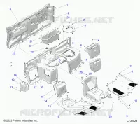 FLOOR AND REAR CLOSEOFF