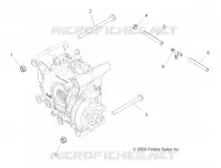 DRIVE TRAIN, GEARCASE MOUNTING, REAR