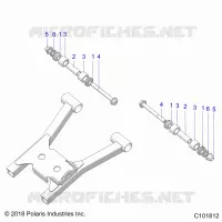 REAR SUSPENSION A-ARM MOUNTING AND BUSHINGS