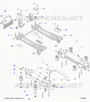 SEAT MOUNTING, FRONT