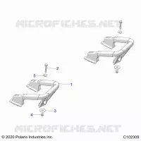 REAR BODYWORK RACK, HANDGRIPS