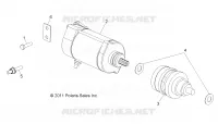 ENGINE, STARTING MOTOR