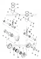 PISTON AND CRANKSHAFT TRAIL (4912701270036A)