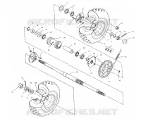 REAR WHEEL DRIVE ASSEMBLY