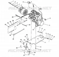 ENGINE MOUNTING 500 EFI / 0930674 AND  500 EFI SKS / 0930574 (4922962296025A)