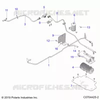 FUEL TANK EVAP, CANISTER AND LINES