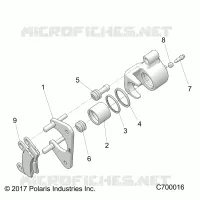REAR BRAKE CALIPER
