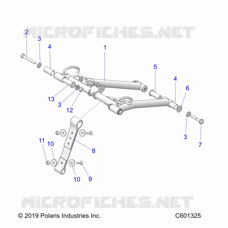 SUSPENSION, FRONT TORQUE ARM