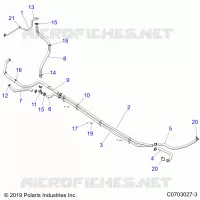 COOLING ROUTING, ENGINE
