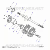 DRIVE TRAIN, JACKSHAFT AND DRIVE SHAFT