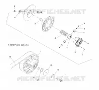 DRIVE TRAIN, SECONDARY CLUTCH