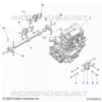 ENGINE, MOUNTING