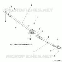 DRIVE TRAIN, FRONT PROP SHAFT