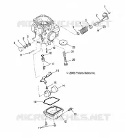 ENGINE, CARBURETOR, LOWER