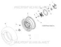 WHEELS, FRONT AND HUB