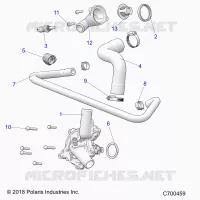 ENGINE, WATERPUMP AND BYPASS