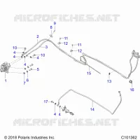 BRAKES, REAR BRAKE LINES