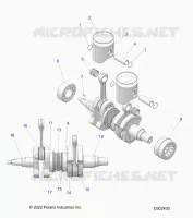 ENGINE, PISTON AND CRANKSHAFT