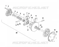 DRIVE CLUTCH (ELECTRIC START MODELS)