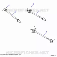 DRIVE TRAIN, FRONT, MID, REAR PROP SHAFT