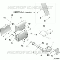 ENGINE, EXHAUST SYSTEM
