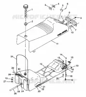 SEAT   GAS TANK XLT LTD 0973756 AND EUROPEAN XLT LTD E973756 (4937793779A006)